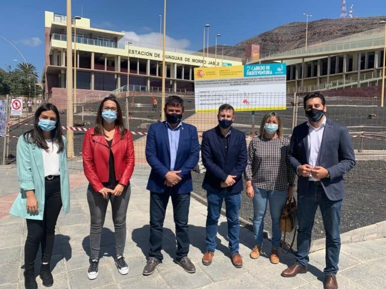 Comienzan las obras de accesibilidad en la Estación de Guaguas de Morro Jable