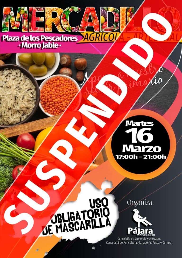 Se aplaza la reapertura del Mercadillo Agrícola y Artesanal de Morro Jable