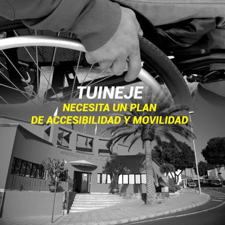 AM-CC Tuineje exige un plan de Accesibilidad y Movilidad