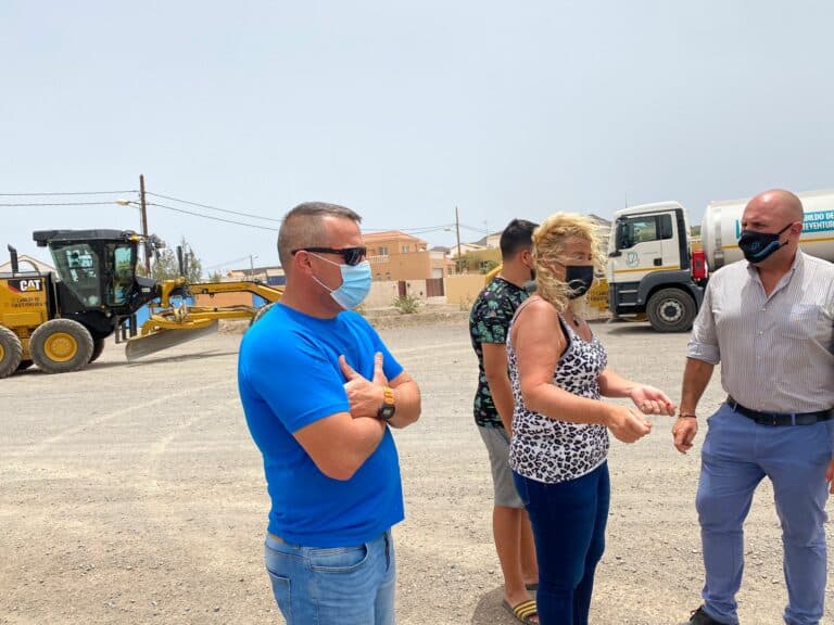 El Cabildo arregla los caminos de Panchito Ramos y Buenavista