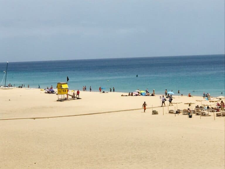 El PSOE informa del cierre de la playa del Matorral en Pájara «por contaminación»