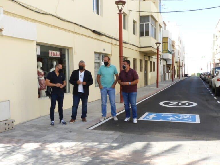 Renovadas varias calles del casco urbano capitalino tras una inversión de 500.000 euros