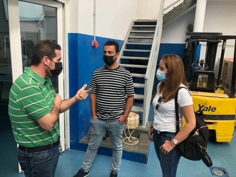 El Cabildo traslada a Puertos Canarios las necesidades de obras que demandan las cofradías