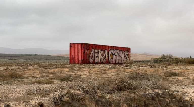 Aumentan las casas prefabricadas dentro de contenedores en La Oliva