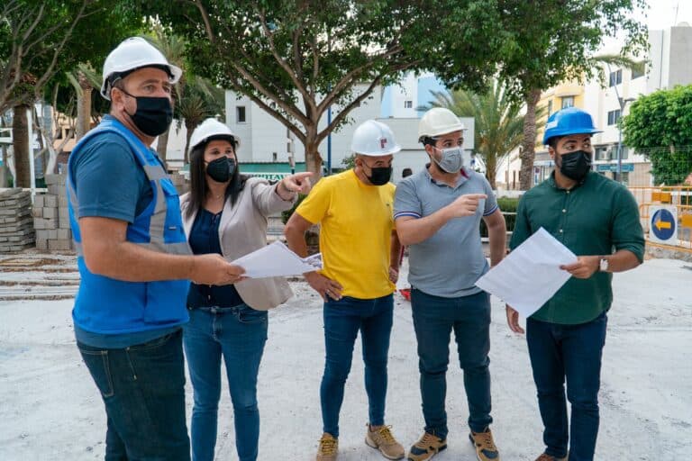 Las obras de la Plaza de la Candelaria estarán finalizadas en diciembre