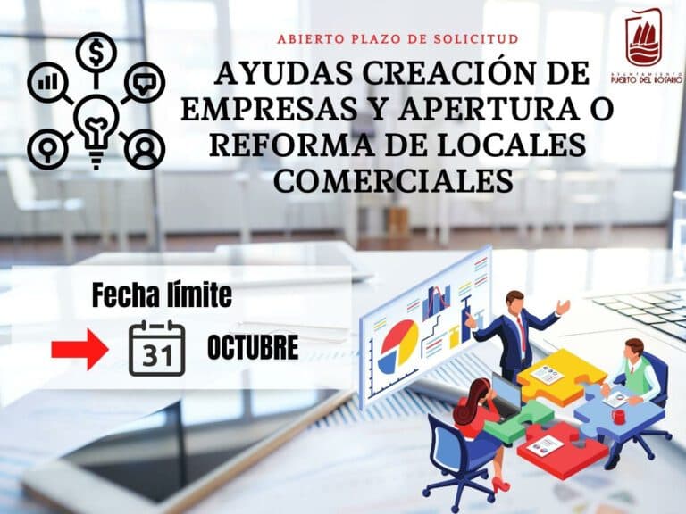 Las ayudas para la creación de empresas en Puerto del Rosario pueden solicitarse hasta el 31 de octubre