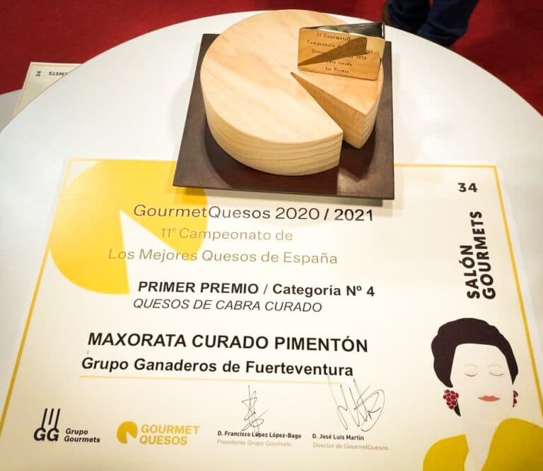 Fuerteventura elabora el Mejor Queso de cabra curado de España