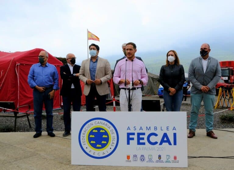 El presidente del Cabildo visita La Palma