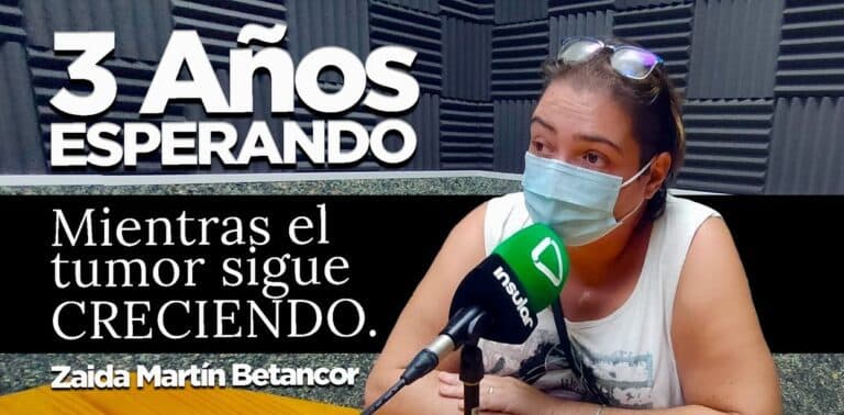 Tres años de espera mientras el tumor sigue creciendo en el cráneo