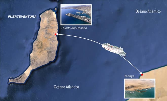 Se reanudan los preparativos de la línea marítima entre Fuerteventura y Tarfaya