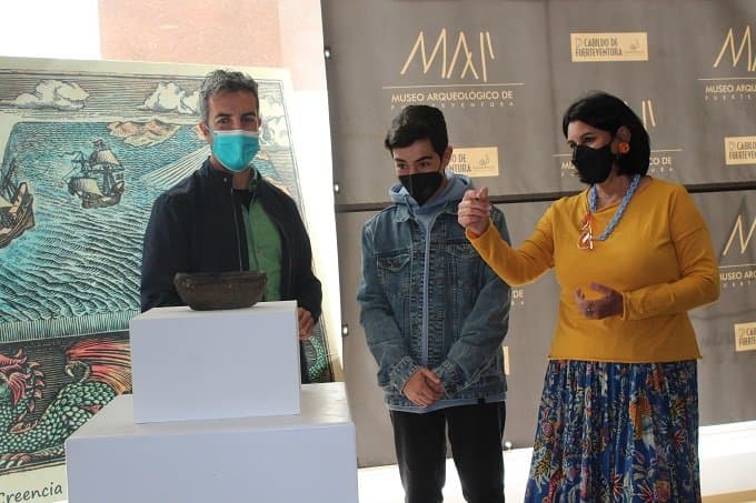 El Museo Arqueológico acoge una cerámica única en Canarias por su decoración y tipología