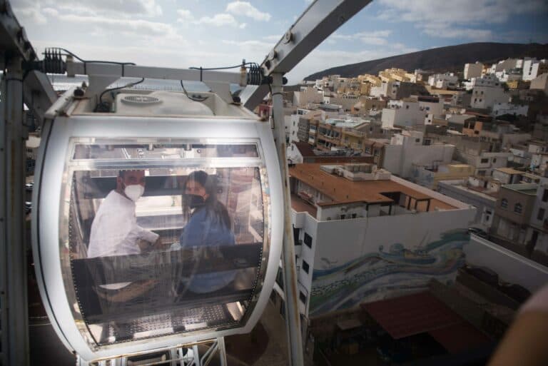 Tuineje recibe la Navidad con éxito de afluencia de público a la noria