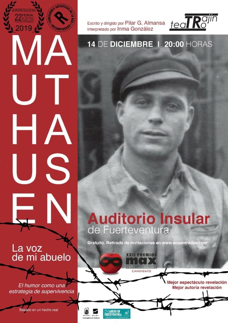 La obra de teatro ‘Mauthausen. La voz de mi abuelo’ llega al Auditorio Insular