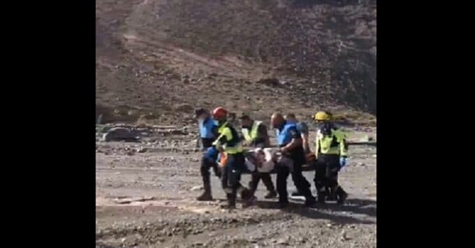 Rescatan a un hombre hallado grave en un barranco majorero