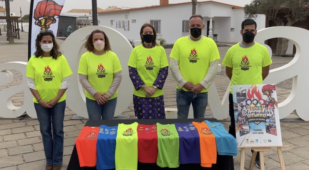 300 alumnos de La Oliva participan en las primeras Mini Olimpiadas