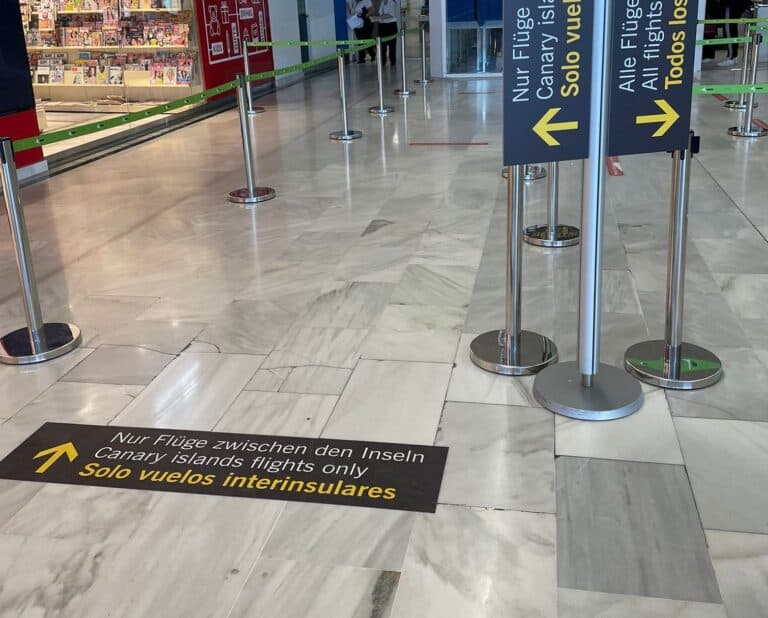 El aeropuerto majorero habilita de nuevo la entrada preferente para vuelos interinsulares