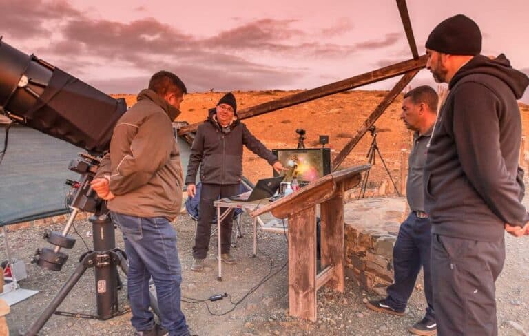 Éxito en la primera actividad de observación astronómica en el Mirador de Sicasumbre