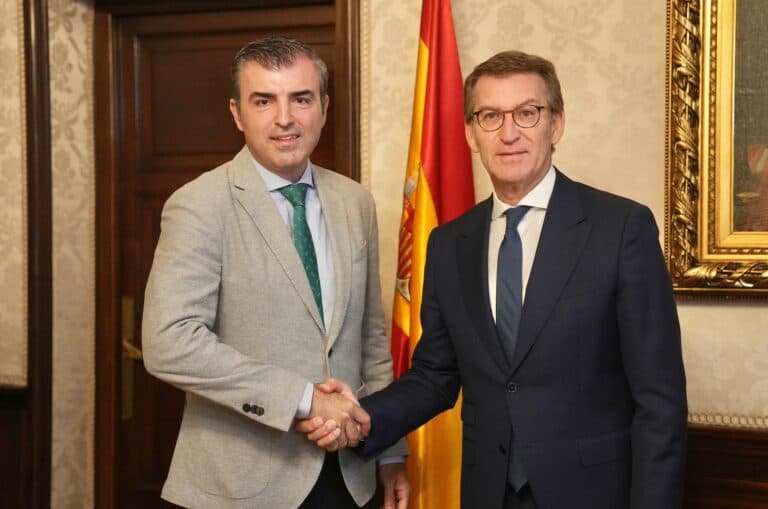 Manuel Domínguez y Feijóo se reúnen para apuntalar la defensa del fuero económico canario