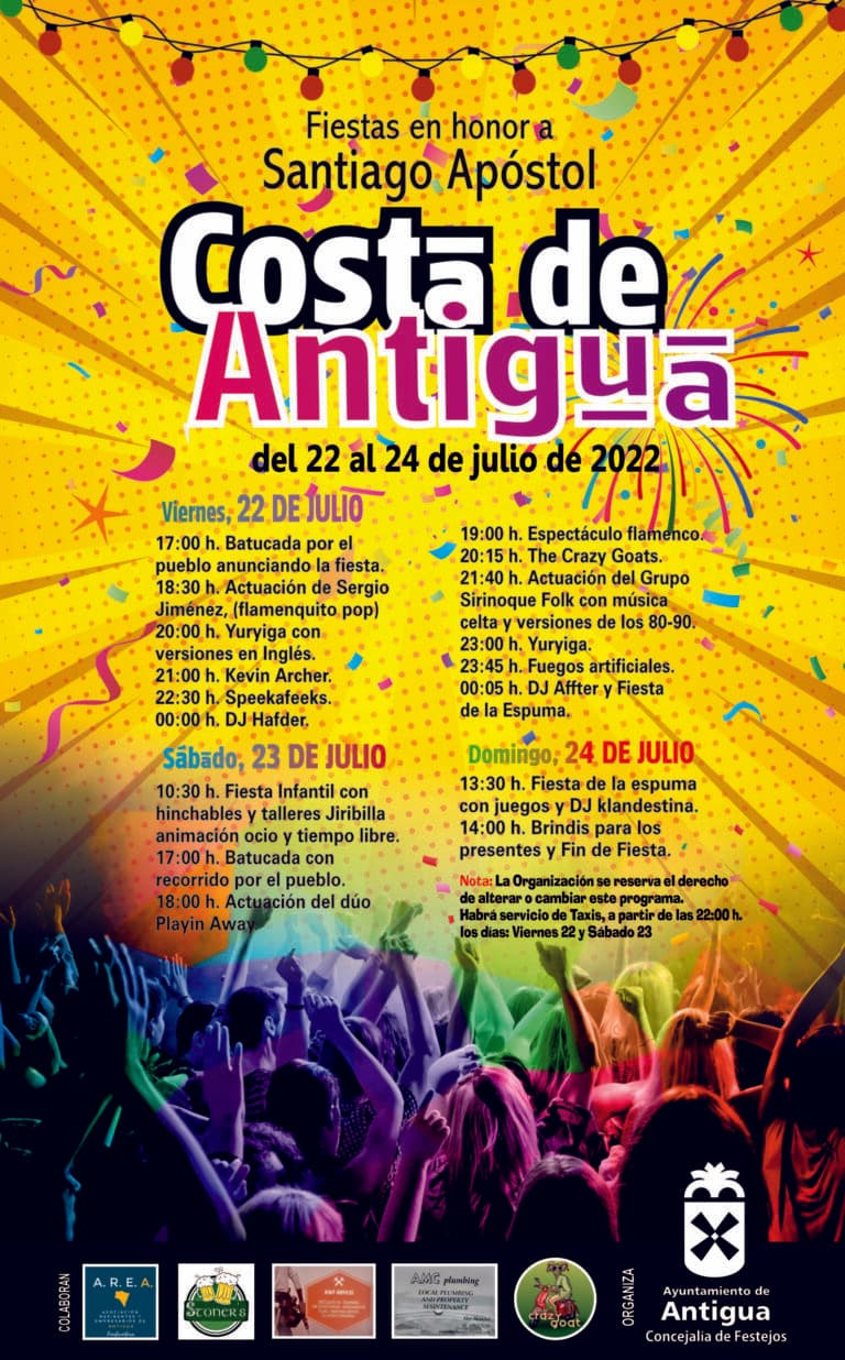 Intensa programación festiva este fin de semana en Costa Antigua