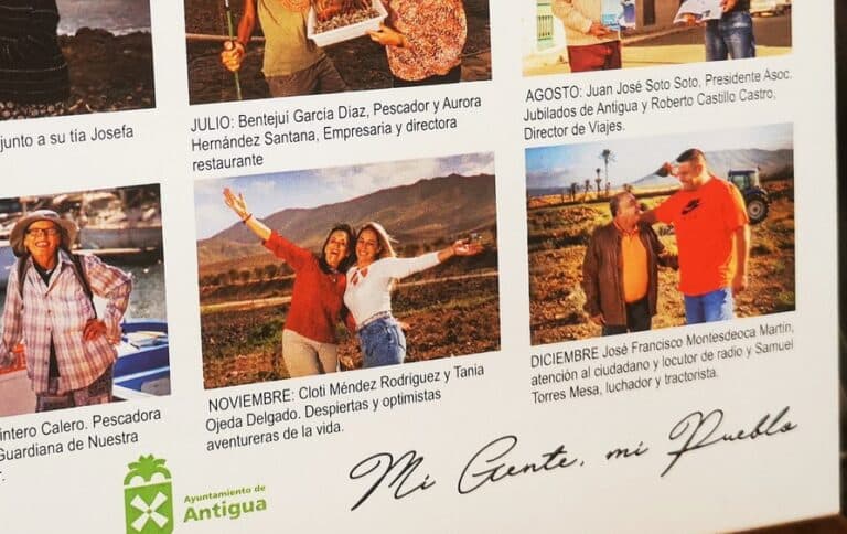 Montesdeoca, locutor de Radio Insular, protagonista del Calendario 2023 de Antigua