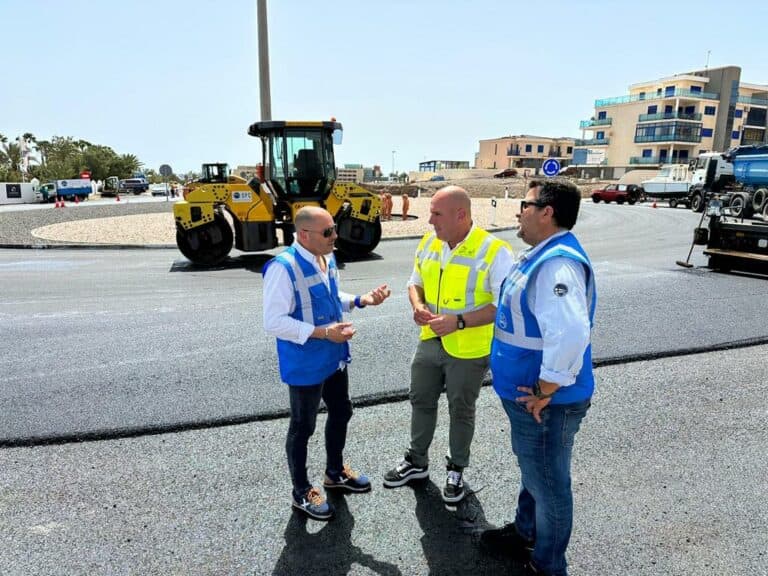 En marcha la rehabilitación de la autovía entre Aldiana y el puerto de Morro Jable