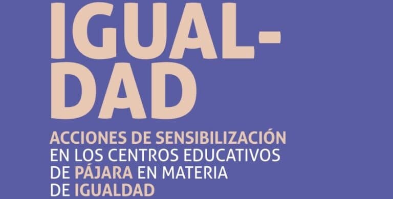 Más de 300 estudiantes de Pájara ‘actúan por la igualdad’ para conmemorar el 8M