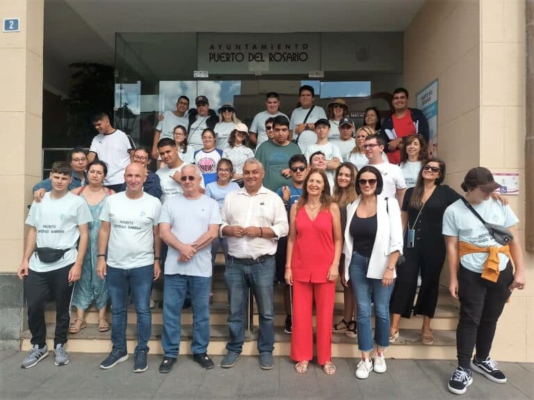 El proyecto de intercambio pionero en Canarias del Aula Enclave continúa ‘Rompiendo barreras’