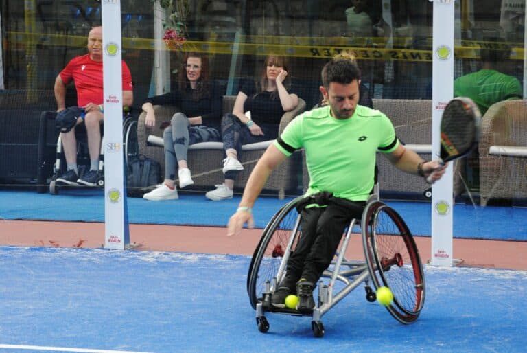Fuerteventura coronará esta semana al campeón de España de pádel en silla de ruedas
