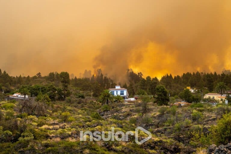 El fuego de La Palma ha dañado sesenta inmuebles, de ellos nueve son viviendas