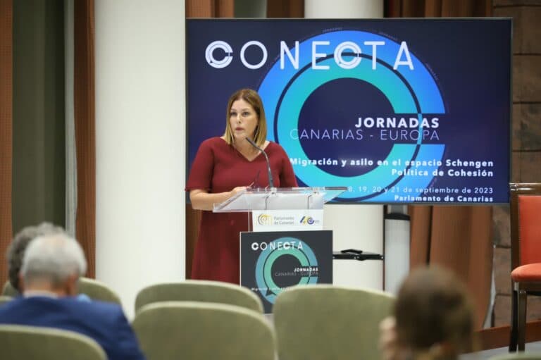 Astrid Pérez apuesta por un frente común en Canarias y España para “ajustar las prioridades europeas a la realidad de las islas”