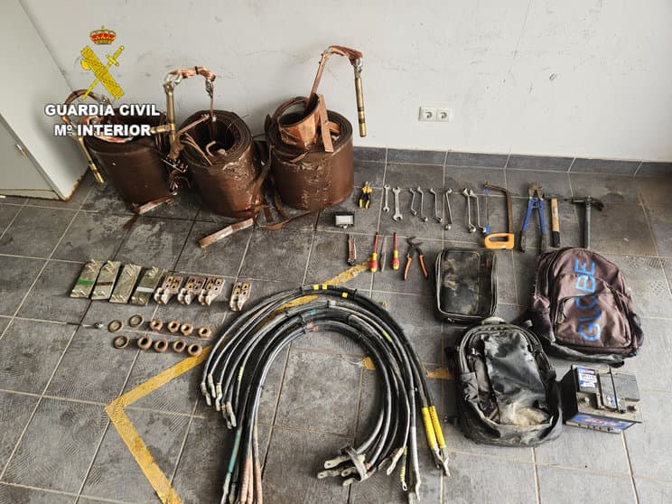 Detenidos por robar 500 kilos de cobre en Tuineje