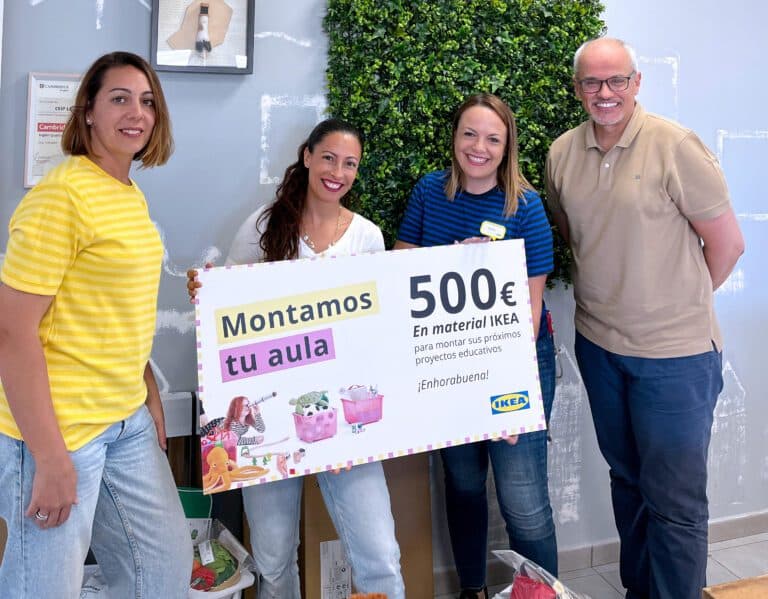 IKEA Canarias y Baleares comienza en Fuerteventura el proyecto «Montamos tu Aula»
