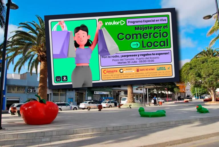 Cámara de Fuerteventura y Asociación de Empresarios «Se mojan» por el Comercio Local