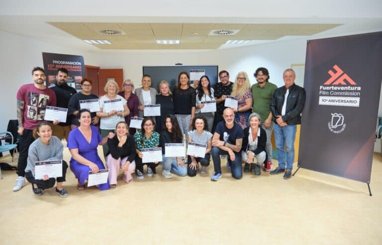 Éxito del curso de guion cinematográfico de Fuerteventura  Film Commission con veinticinco participantes