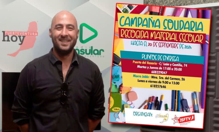 La solidaridad majorera en la campaña de recogida de material escolar, que continúa activa hasta el 20 de septiembre