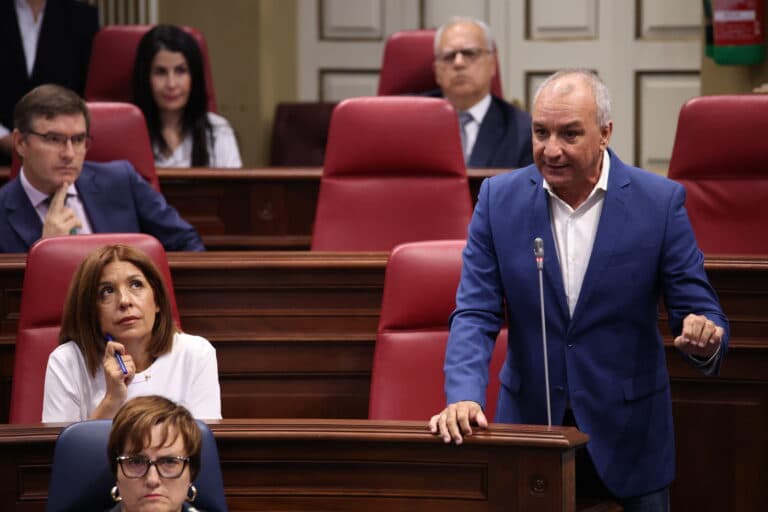 NC-BC ratifica en la sede del Parlamento la traición de Clavijo al pueblo saharaui