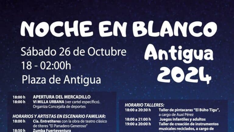Noche en Blanco y Milla Urbana este sábado en Antigua