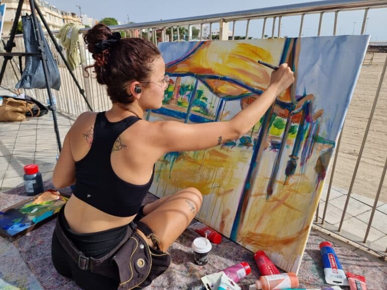 Puerto del Rosario acoge el III Certamen de Pintura al Aire Libre en el marco de la Feria de Economía de Proximidad