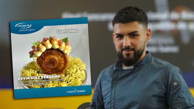 El majorero Kevin Díaz, finalista en Madrid Fusión 2025 con su innovador CroissantRoll de parmesano