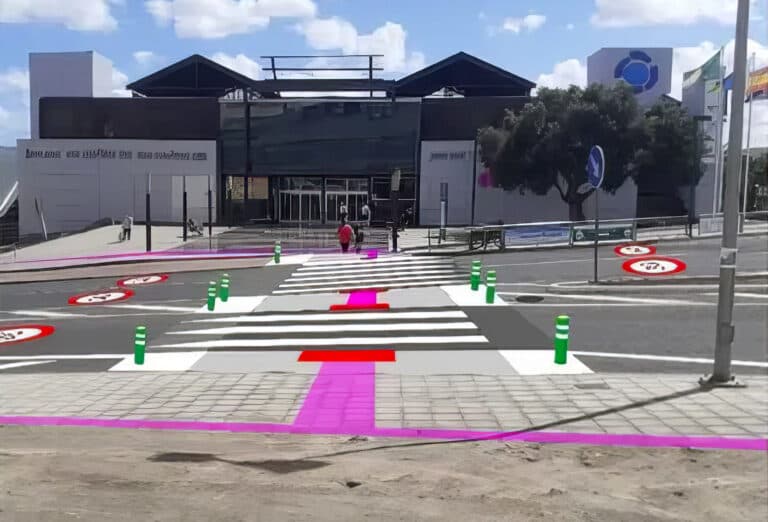 Aragón descarta propuestas «obsoletas» y opta por un paso elevado frente al CC Las Rotondas