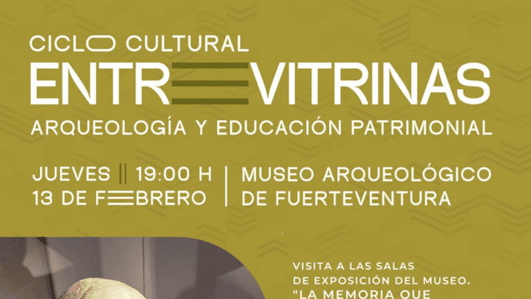 El Museo Arqueológico de Fuerteventura difunde el patrimonio insular con el ciclo ‘Entre Vitrinas’