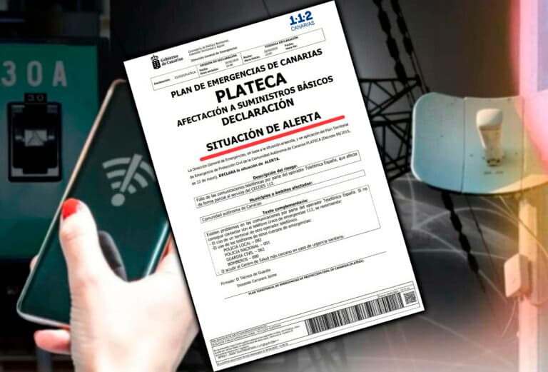 El Gobierno de Canarias activa el PLATECA en fase de Alerta ante una incidencia de Telefónica España a nivel nacional