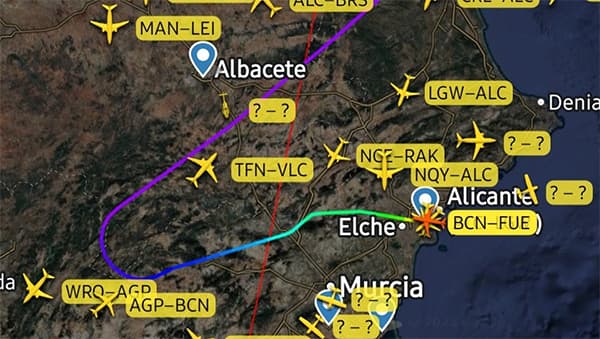 Emergencia médica obliga a desviar un vuelo de Vueling con destino Fuerteventura
