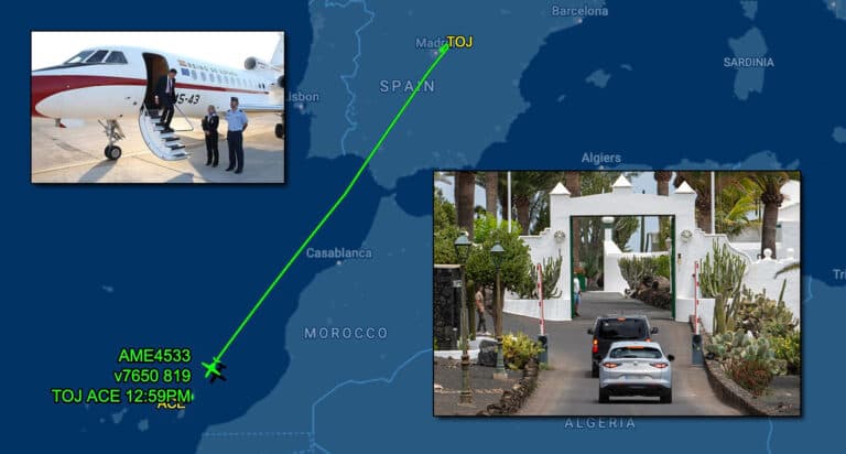 El presidente ya está en Lanzarote, con fuerte despliegue de seguridad en La Mareta