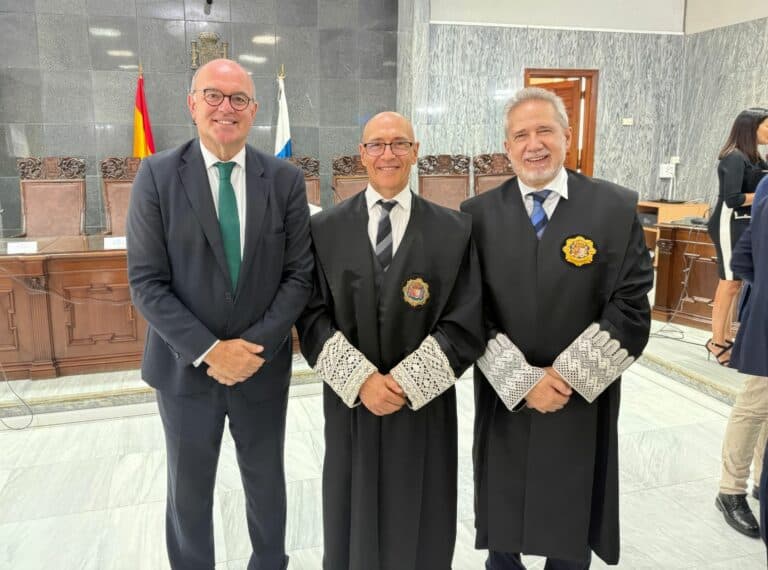 Miguel Ángel Parramón asume la presidencia de la Audiencia de Las Palmas reclamando medios para los tribunales de instancia