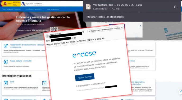 Detectan una campaña de phishing que suplanta a Endesa para robar datos bancarios