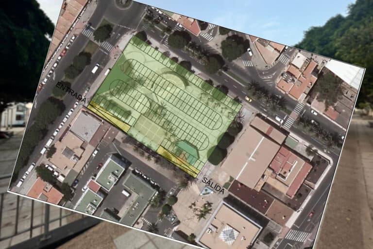 AMF plantea un parking subterráneo en Plaza de la Paz para aliviar el colapso de aparcamiento en Puerto del Rosario