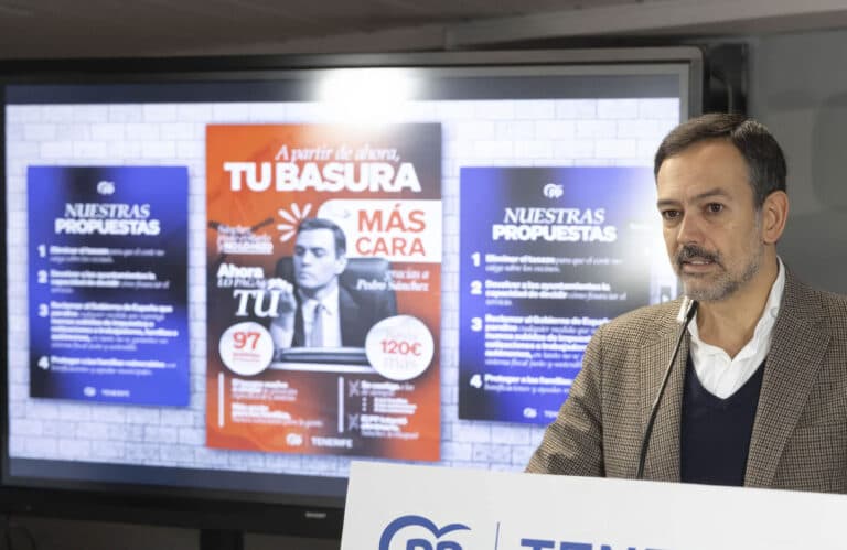 El PP denuncia el “tasazo” de basuras y acusa al Gobierno de no aplicar medidas compensatorias