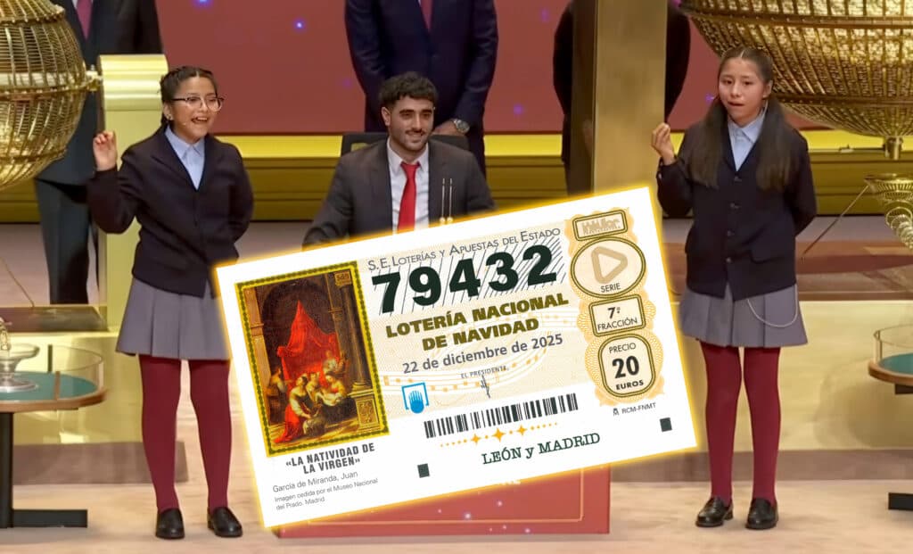 El Gordo de Navidad cae en León y Madrid y vuelve a esquivar a Canarias