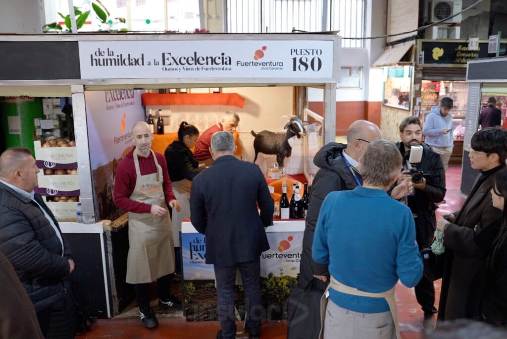 Los sabores genuinos majoreros conquistan Madrid Fusión y seducen al público en el Mercado de La Cebada